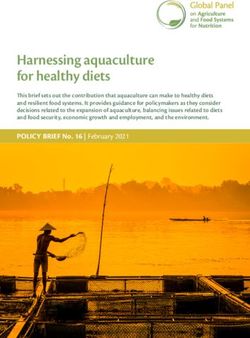 Harnessing aquaculture for healthy diets - Global Panel on ...