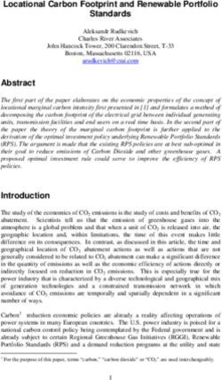 Locational Carbon Footprint and Renewable Portfolio Standards