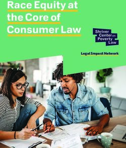 Race Equity at the Core of Consumer Law - Legal Impact Network