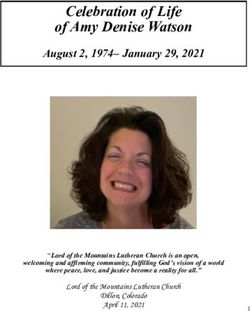Celebration of Life of Amy Denise Watson - Lord of the ...