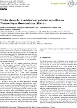 Winter atmospheric nutrient and pollutant deposition on Western Sayan Mountain lakes (Siberia) - Biogeosciences