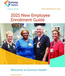 2021 New Employee Enrollment Guide - Welcome to Summa Health! - Our investment in you.