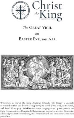 On EASTER EVE, 2021 A.D - The GREAT VIGIL - Christ the King Anglican