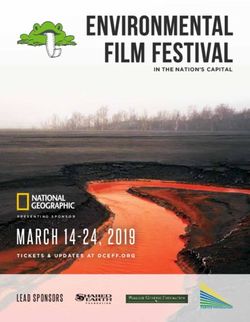 MARCH 14-24, 2019 LEAD SPONSORS - IN THE NATION'S CAPITAL - Environmental Film Festival in the Nation's ...