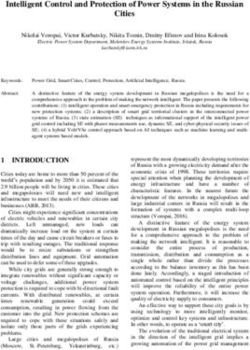 Intelligent Control and Protection of Power Systems in the Russian Cities - insticc