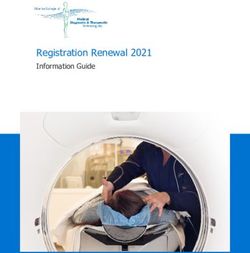 Registration Renewal 2021 - Information Guide - ACMDTT