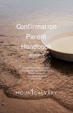 Confirmation Parent Handbook 2021-2022 - Mount Calvary Lutheran ...