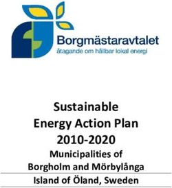 Sustainable Energy Action Plan 2010-2020 - Municipalities of Borgholm and Mörbylånga Island of Öland, Sweden - My Covenant