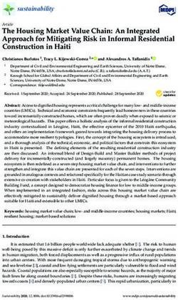 The Housing Market Value Chain: An Integrated Approach for Mitigating Risk in Informal Residential Construction in Haiti - MDPI