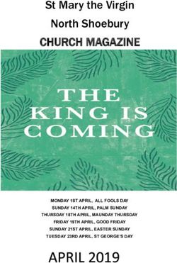 APRIL 2019 - CHURCH MAGAZINE St Mary the Virgin North Shoebury