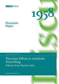 1958 Physician Effects in Antibiotic Prescribing Evidence from Physician Exits - DIW Berlin
