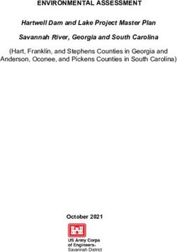 ENVIRONMENTAL ASSESSMENT - Hartwell Dam and Lake Project Master Plan Savannah River, Georgia and South Carolina