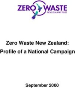 Zero Waste New Zealand: Profile of a National Campaign - September 2000 - Zero Waste Network