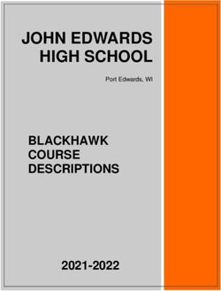 JOHN EDWARDS HIGH SCHOOL - BLACKHAWK COURSE DESCRIPTIONS - Port Edwards ...