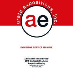 EXHIBITOR SERVICE MANUAL - American Headache Society 2018 Scottsdale Headache Symposium Meeting