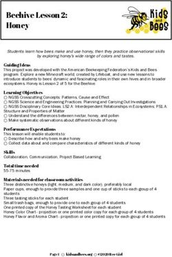 Beehive Lesson 2: Honey - Minecraft: Education Edition