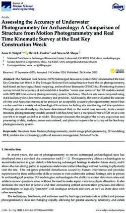 Assessing the Accuracy of Underwater Photogrammetry for Archaeology: A Comparison of Structure from Motion Photogrammetry and Real Time Kinematic ...