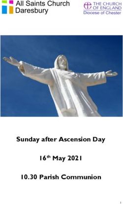 Sunday after Ascension Day 10.30 Parish Communion - 16th May 2021