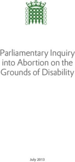 Parliamentary Inquiry into Abortion on the Grounds of Disability