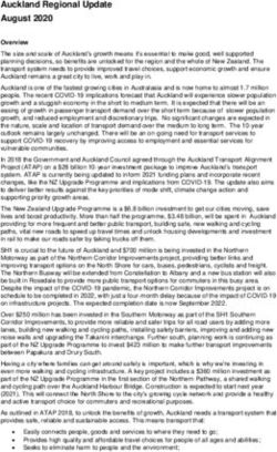 Auckland Regional Update August 2020 - Waka Kotahi NZ ...