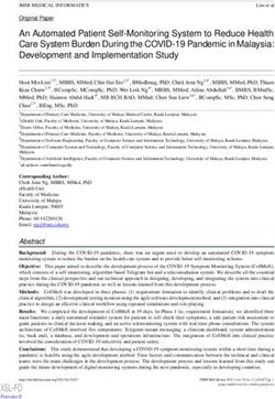 An Automated Patient Self-Monitoring System to Reduce Health Care System Burden During the COVID-19 Pandemic in Malaysia: Development and ...