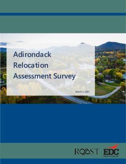 Adirondack Relocation Assessment Survey - March 1, 2021 - Adirondack Relocation Assessment Survey - Regional Office ...