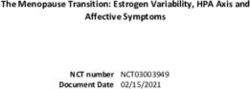 The Menopause Transition: Estrogen Variability, HPA Axis and Affective Symptoms - Document Date 02/15/2021 NCT number NCT03003949