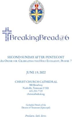 SECOND SUNDAY AFTER PENTECOST