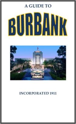 A GUIDE TO - INCORPORATED 1911 - City of Burbank