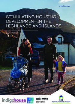 STIMULATING HOUSING DEVELOPMENT IN THE HIGHLANDS AND ISLANDS - September 2017 www.hie.co.uk
