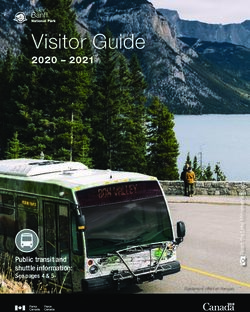 Visitor Guide 2020 2021 - Public transit and shuttle information