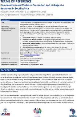 TERMS OF REFERENCE - (Nacosa).