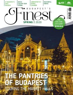 THE PANTRIES OF BUDAPEST - TOURING THE MARKET HALLS - SPRING | 2020 - Guide Hongrie