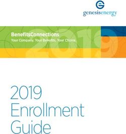 2019 Enrollment Guide - BenefitsConnections Your Company. Your Benefits. Your Choice - Genesis Energy, LP