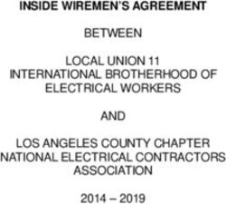 INSIDE WIREMEN'S AGREEMENT - BETWEEN LOCAL UNION 11 INTERNATIONAL BROTHERHOOD OF ELECTRICAL WORKERS AND LOS ANGELES COUNTY CHAPTER NATIONAL ...