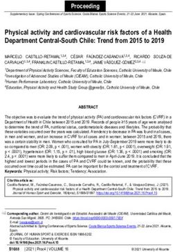 Physical activity and cardiovascular risk factors of a Health Department Central-South Chile: Trend from 2015 to 2019