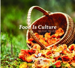 Food Is Culture WILD AT PALATE - LiveRiga