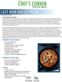 CAST IRON SKILLET PIZZA - Macon Centreplex