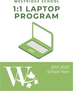 1:1 LAPTOP PROGRAM WESTRIDGE SCHOOL - 2021-2022 School Year - Welcome to Westridge