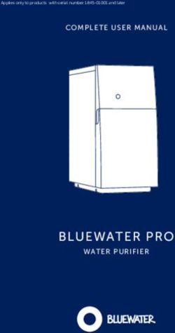 BLUEWATER PRO WATER PURIFIER