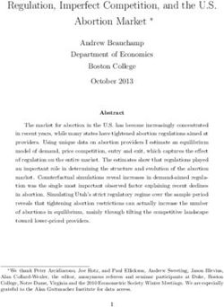 Regulation, Imperfect Competition, and the U.S. Abortion Market