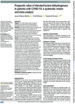 Prognostic value of elevated lactate dehydrogenase in patients with COVID-19: a systematic review and meta-analysis