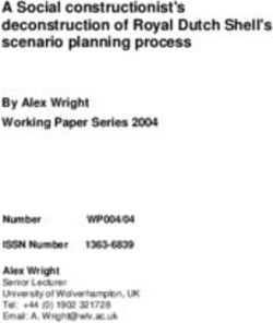 A Social constructionist's deconstruction of Royal Dutch Shell's scenario planning process