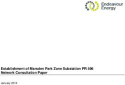 Establishment of Marsden Park Zone Substation PR 596 Network Consultation Paper - January 2014