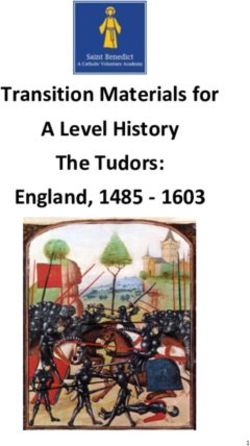 Transition Materials for A Level History The Tudors: England, 1485 1603