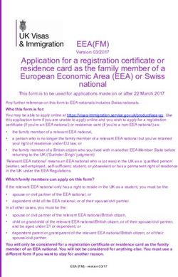 Application for a registration certificate