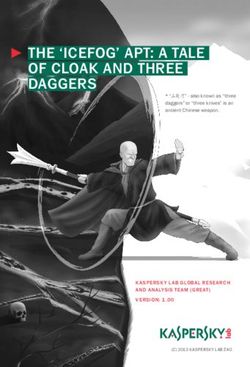 THE 'ICEFOG' APT: A TALE OF CLOAK AND THREE DAGGERS