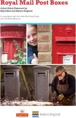Royal Mail Post Boxes - A Joint Policy Statement by Royal Mail and Historic England - A Joint Policy Statement by Royal ...