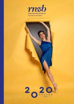 Of dance - The Royal New Zealand Ballet