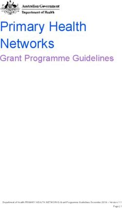 Primary Health Networks - Grant Programme Guidelines